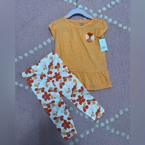 Carters two piece outfit. Size 5T